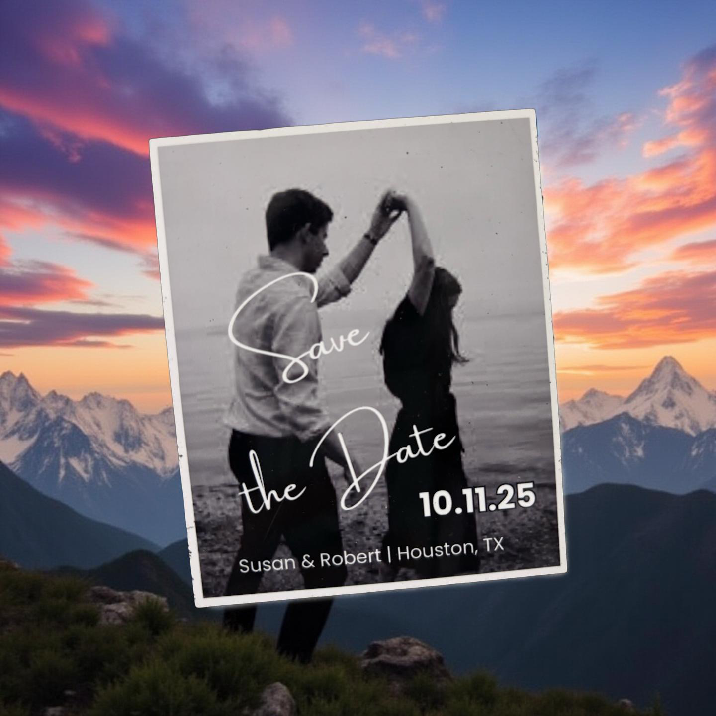 Save the Date - 3.25 x 4in