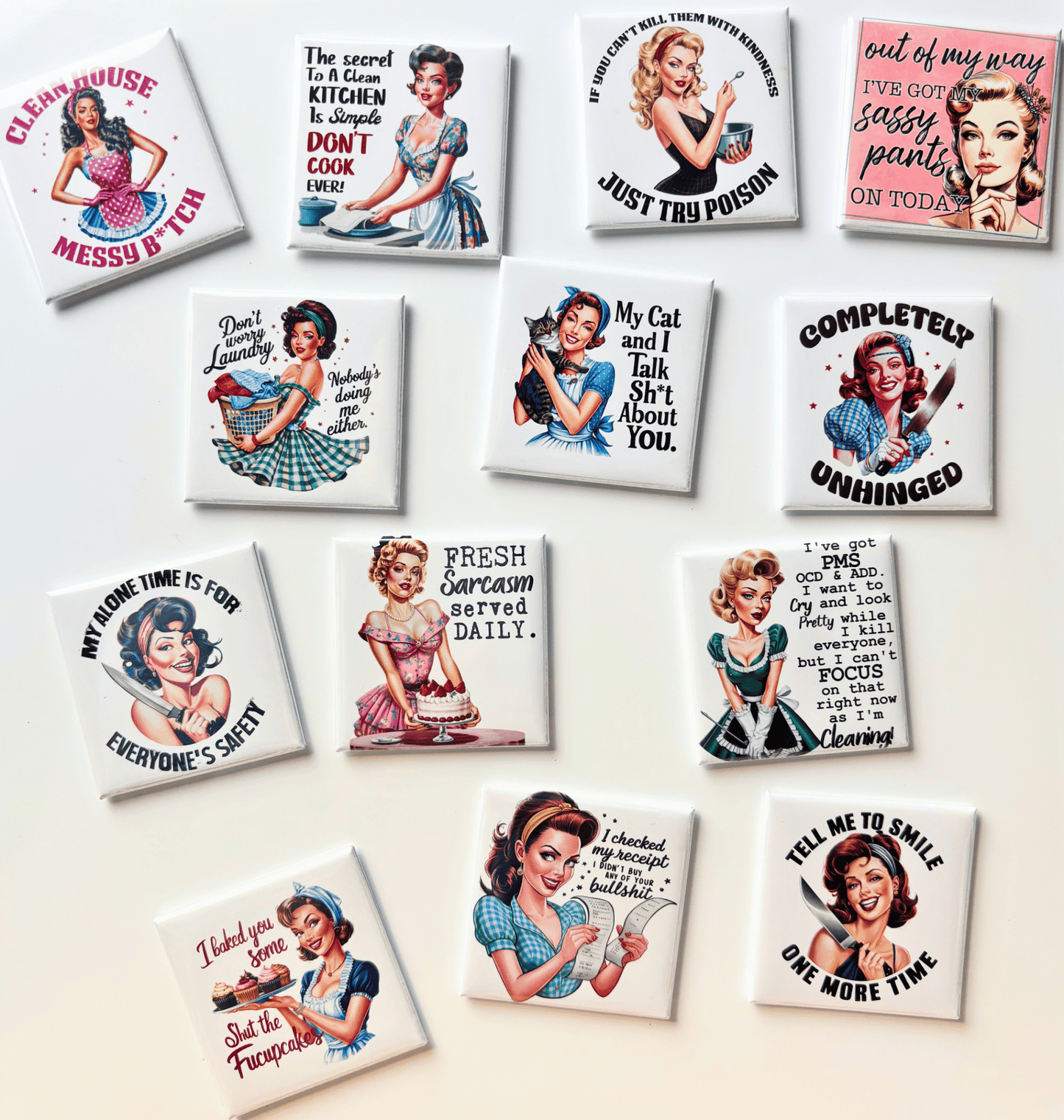 Premade Fridge Magnet Sets